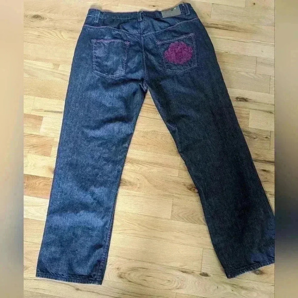 LIVE MECHANICS men jeans pants size 40 100% cotton Loose fit, Wide leg - Picture 5 of 11